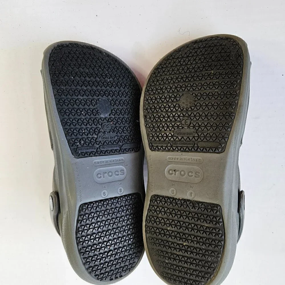 CROC UNISEX COBALT BLUE MOLDED CLOG SHOES WATERPROOF CLOSED TOE  SIZE M-6 W-8